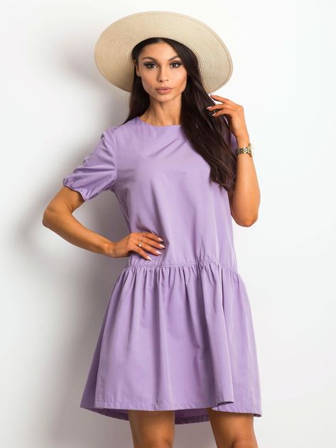Fioletowa sukienka Style-conscious