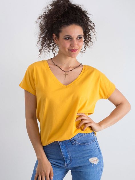 Jasnopomarańczowy t-shirt Emory